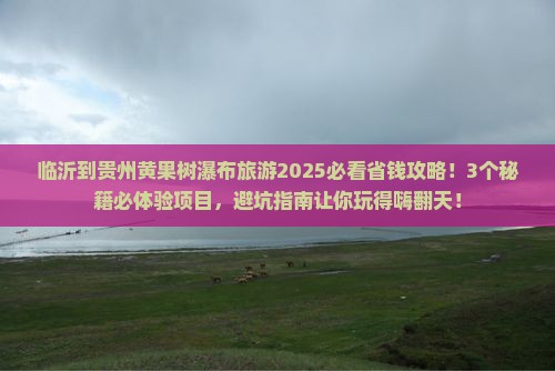 临沂到贵州黄果树瀑布旅游