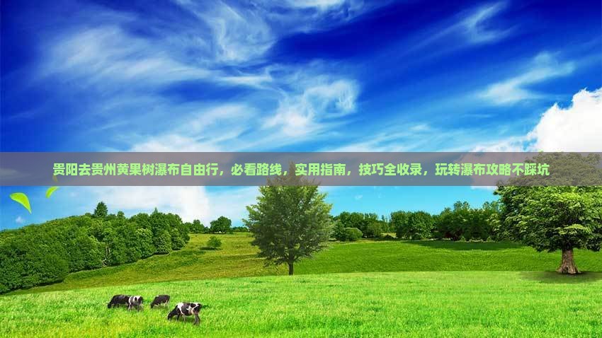 贵阳去贵州黄果树瀑布自由行