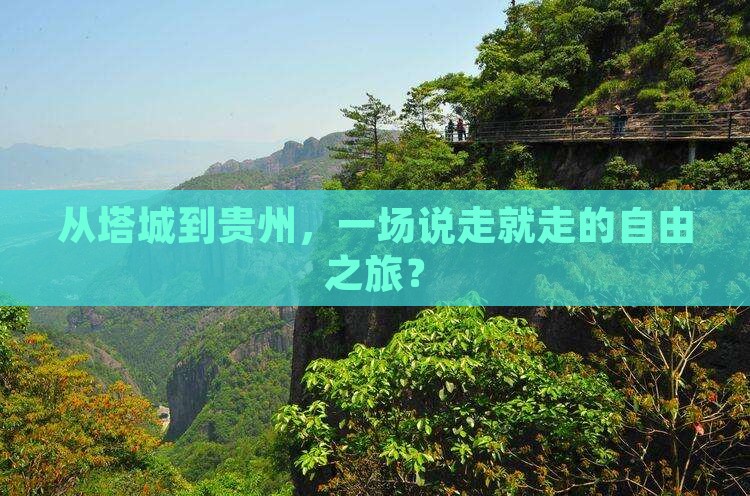从塔城到贵州，一场说走就走的自由之旅？
