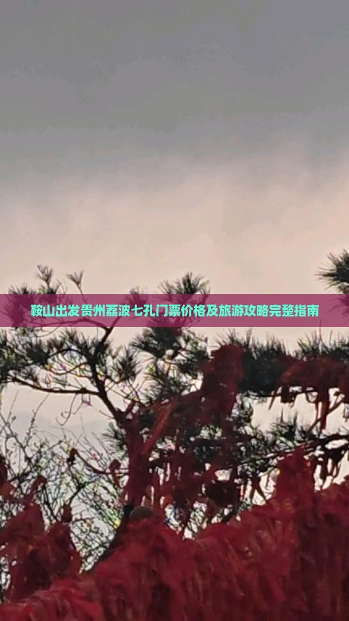 鞍山出发贵州荔波七孔门票价格及旅游攻略完整指南