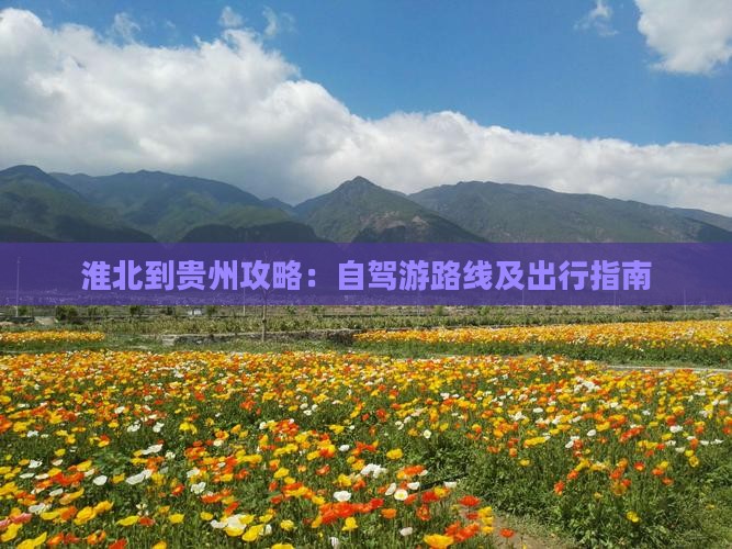 淮北到贵州攻略：自驾游路线及出行指南