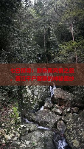 七日探寻：黔东南风情之旅，西江千户苗寨的神秘面纱