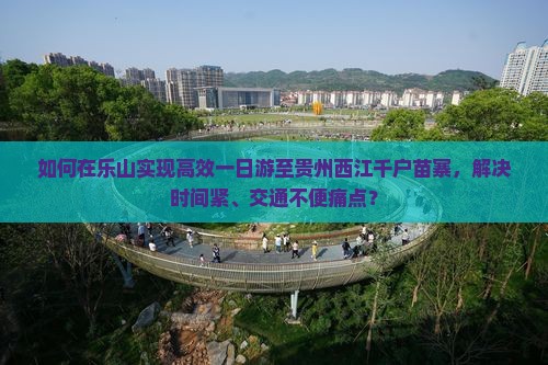 如何在乐山实现高效一日游至贵州西江千户苗寨，解决时间紧、交通不便痛点？