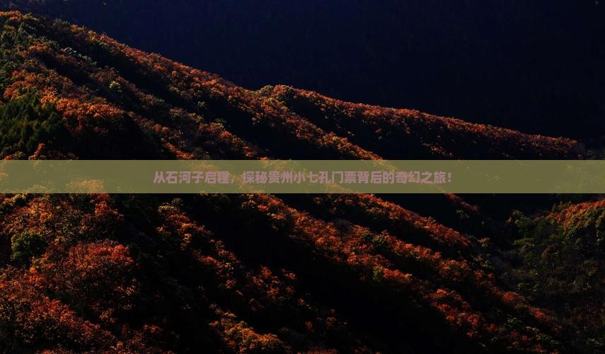 从石河子启程，探秘贵州小七孔门票背后的奇幻之旅！