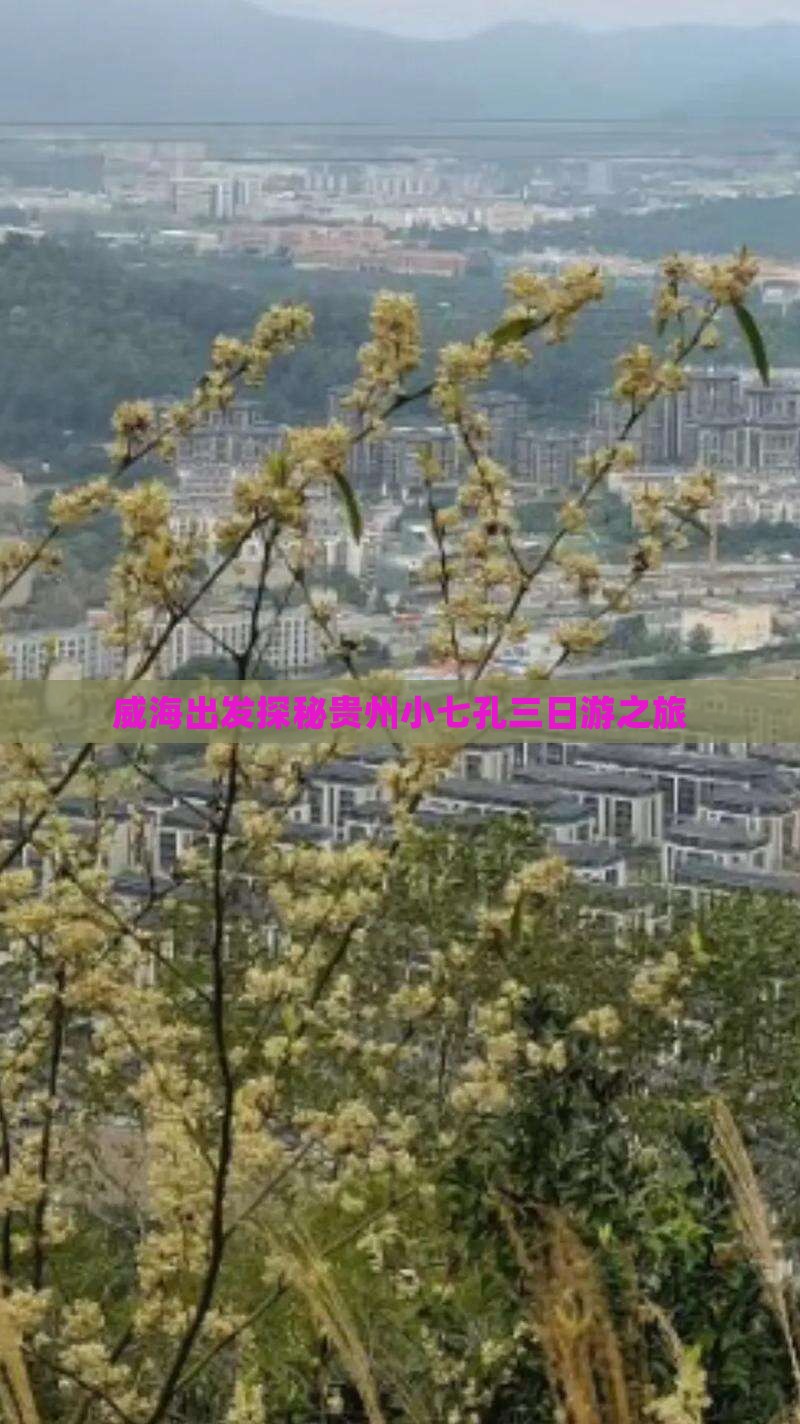 威海出发探秘贵州小七孔三日游之旅
