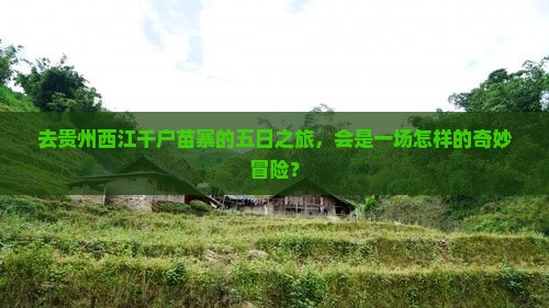 去贵州西江千户苗寨的五日之旅，会是一场怎样的奇妙冒险？