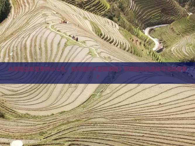 从南阳出发至贵州小七孔，如何组织大型旅游团？有哪些特色路线与活动推荐？