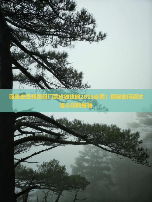 阳泉去贵州贵阳门票