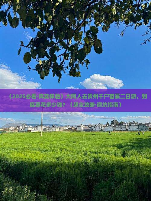 大同去贵州西江千户苗寨二日游