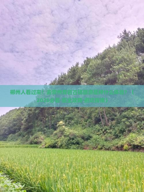 郴州去贵州青岩古镇大型旅游团