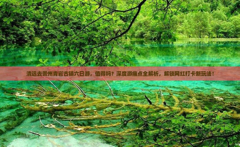 清远去贵州青岩古镇六日游