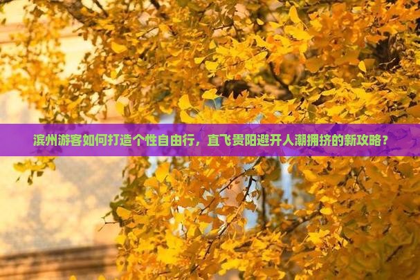 滨州游客如何打造个性自由行，直飞贵阳避开人潮拥挤的新攻略？