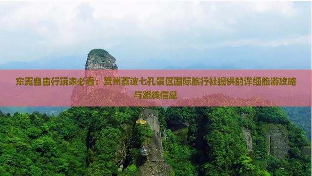 东莞自由行玩家必看：贵州荔波七孔景区国际旅行社提供的详细旅游攻略与路线信息