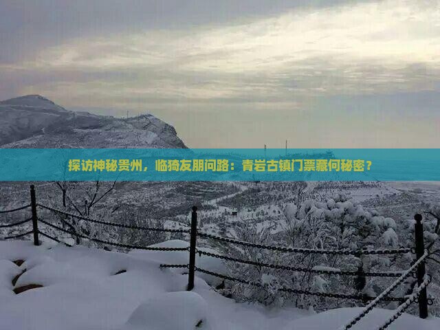 探访神秘贵州，临猗友朋问路：青岩古镇门票藏何秘密？