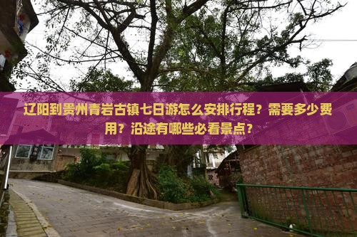 辽阳到贵州青岩古镇七日游怎么安排行程？需要多少费用？沿途有哪些必看景点？