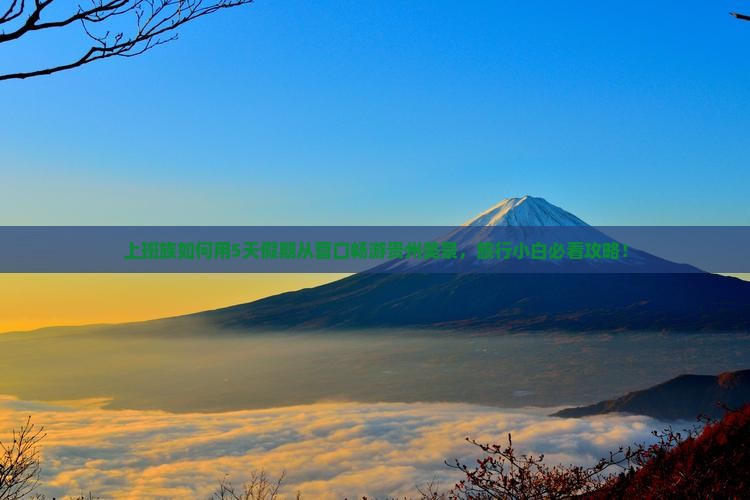 上班族如何用5天假期从营口畅游贵州美景，旅行小白必看攻略！