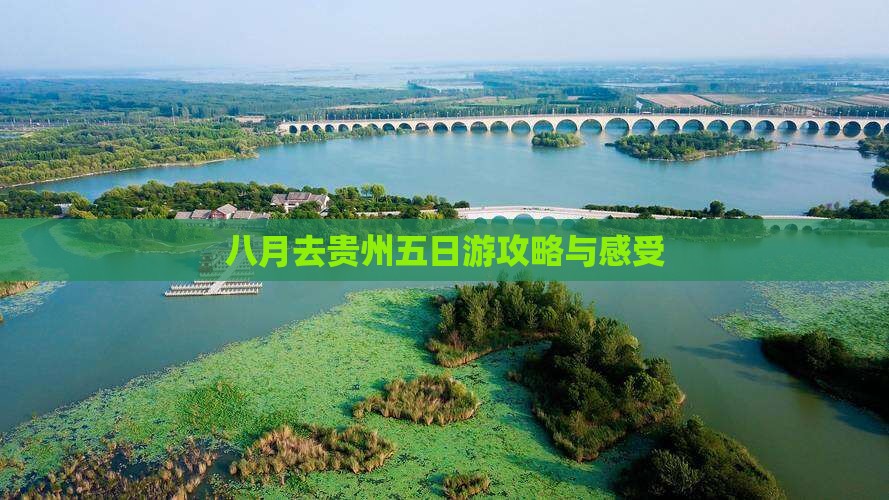 八月去贵州五日游攻略与感受