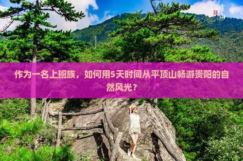 作为一名上班族，如何用5天时间从平顶山畅游贵阳的自然风光？