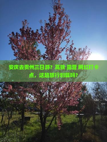 安庆去贵州三日游？高铁+露营+网红打卡点，这趟旅行划算吗？