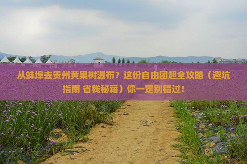 蚌埠到贵州黄果树瀑布自由团