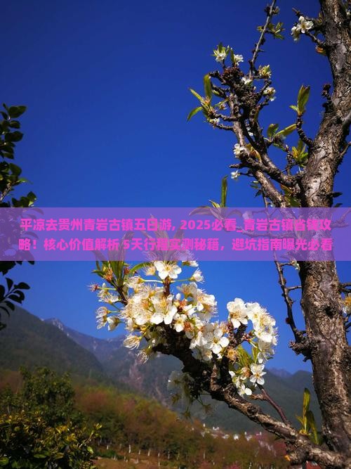 平凉去贵州青岩古镇五日游