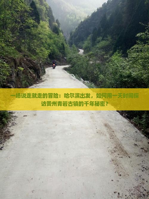 一场说走就走的冒险：哈尔滨出发，如何用一天时间探访贵州青岩古镇的千年秘密？
