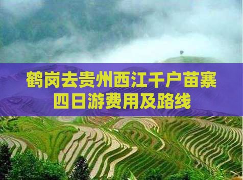 鹤岗去贵州西江千户苗寨四日游费用及路线