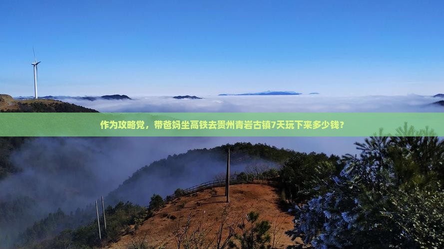 作为攻略党，带爸妈坐高铁去贵州青岩古镇7天玩下来多少钱？