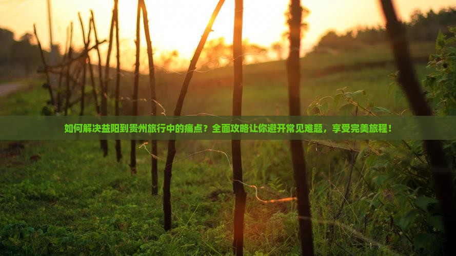 如何解决益阳到贵州旅行中的痛点？全面攻略让你避开常见难题，享受完美旅程！