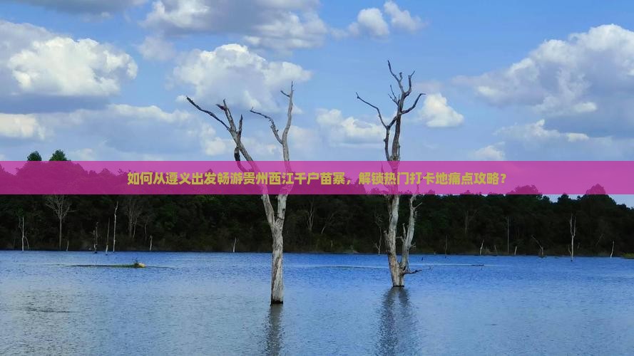 如何从遵义出发畅游贵州西江千户苗寨，解锁热门打卡地痛点攻略？