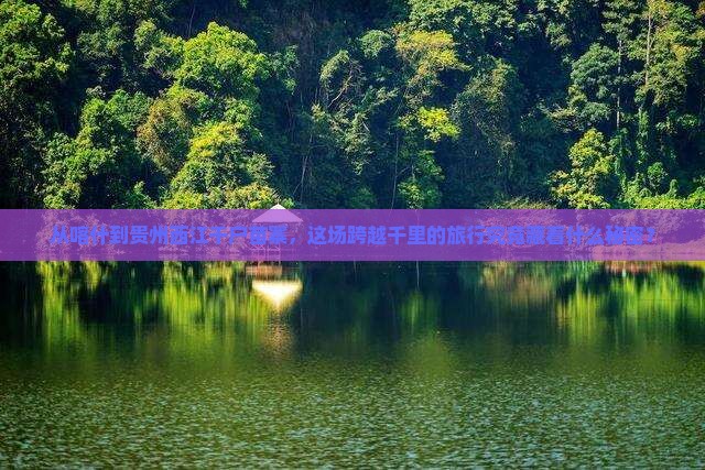 从喀什到贵州西江千户苗寨，这场跨越千里的旅行究竟藏着什么秘密？