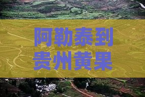 阿勒泰到贵州黄果树瀑布旅游小吃攻略