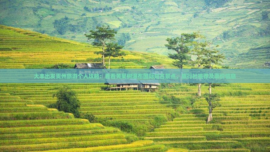 大丰出发贵州旅游个人攻略：看看黄果树瀑布国际知名景点，旅行社推荐及票价信息