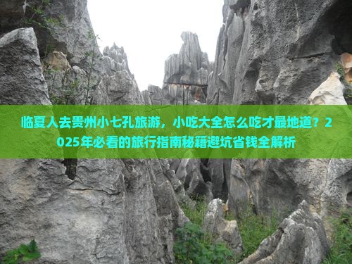 临夏去贵州小七孔旅游小吃