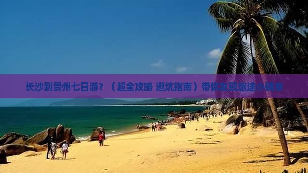 长沙去贵州七日游