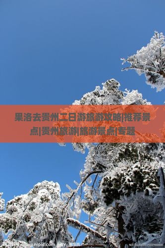 果洛去贵州二日游旅游攻略|推荐景点|贵州旅游|旅游景点|专题