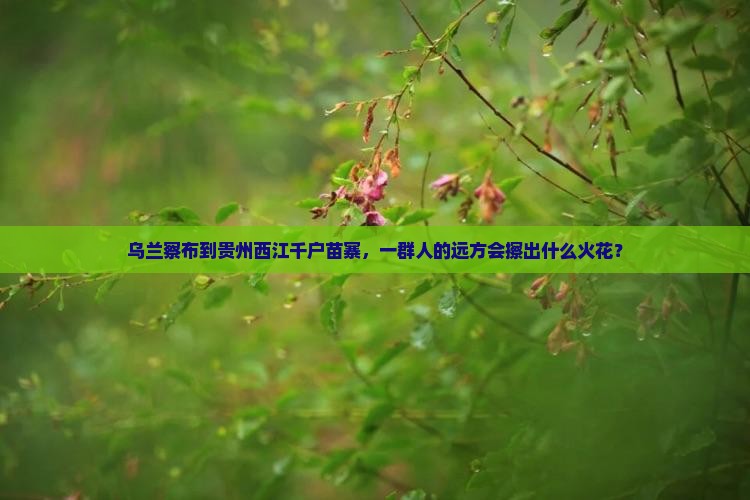 乌兰察布到贵州西江千户苗寨，一群人的远方会擦出什么火花？