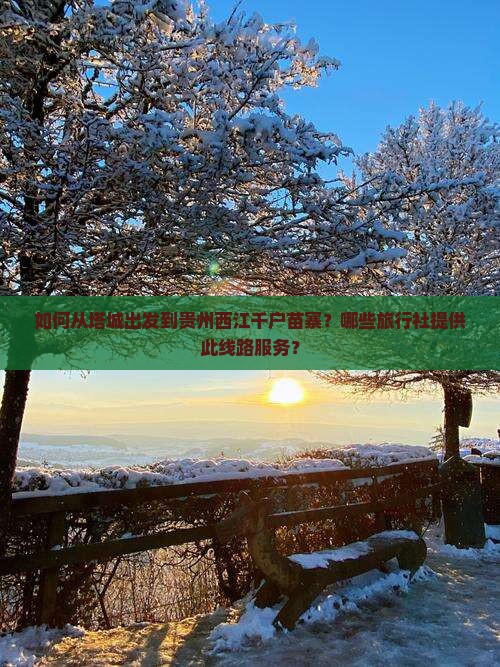 如何从塔城出发到贵州西江千户苗寨？哪些旅行社提供此线路服务？