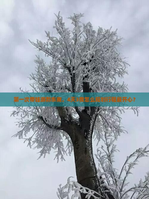 第一次带娃游黔东南，4天3夜怎么规划行程最开心？