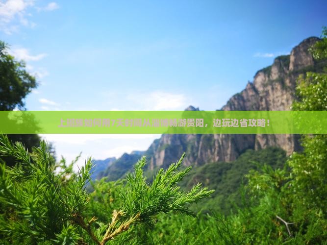 上班族如何用7天时间从淄博畅游贵阳，边玩边省攻略！