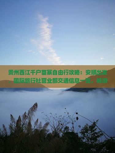 贵州西江千户苗寨自由行攻略：安顺出发，国际旅行社营业部交通信息一览，畅游西江自由旅行带你看看苗寨风情