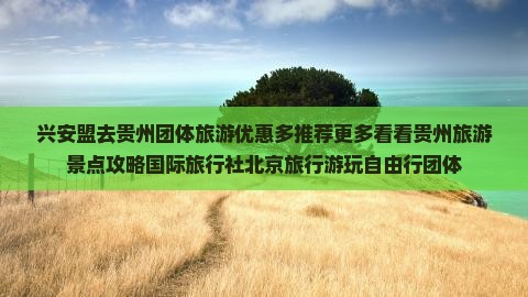 兴安盟去贵州团体旅游优惠多推荐更多看看贵州旅游景点攻略国际旅行社北京旅行游玩自由行团体