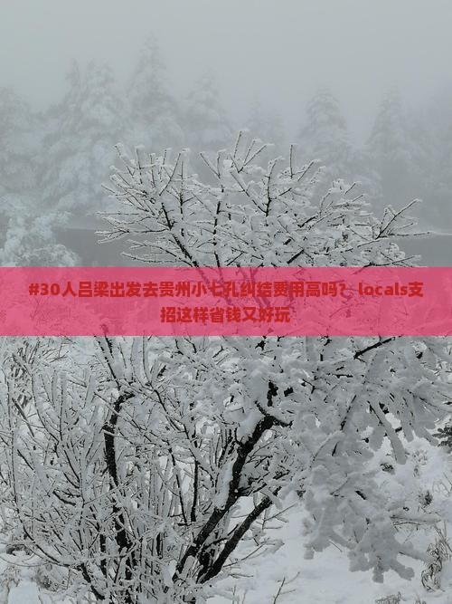 #30人吕梁出发去贵州小七孔纠结费用高吗？ locals支招这样省钱又好玩