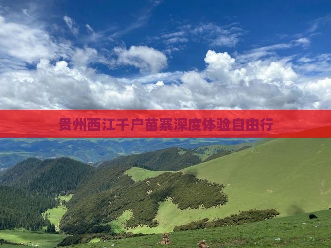 贵州西江千户苗寨深度体验自由行
