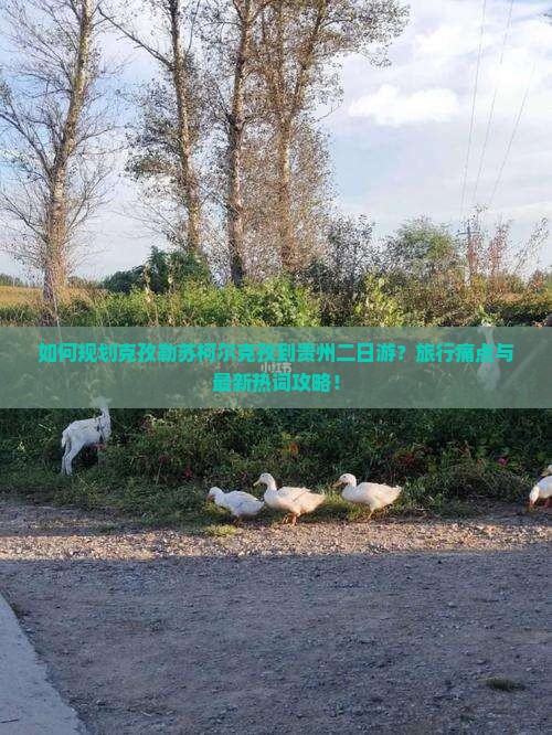 如何规划克孜勒苏柯尔克孜到贵州二日游？旅行痛点与最新热词攻略！