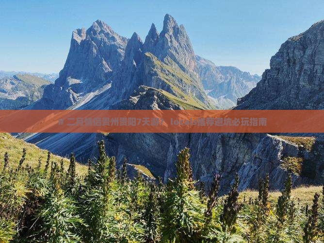 # 二月情侣贵州贵阳7天游？ locals推荐避坑必玩指南