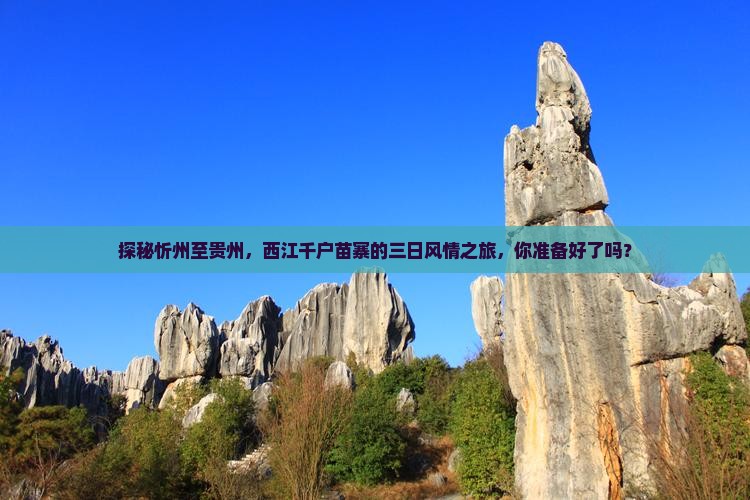 探秘忻州至贵州，西江千户苗寨的三日风情之旅，你准备好了吗？