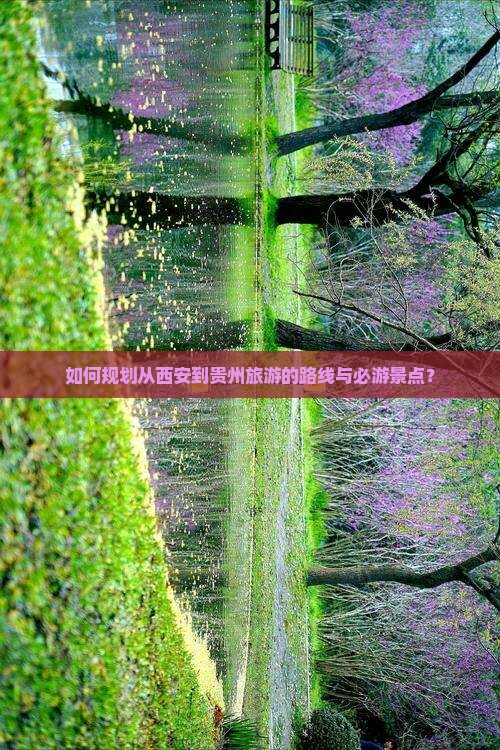 如何规划从西安到贵州旅游的路线与必游景点？
