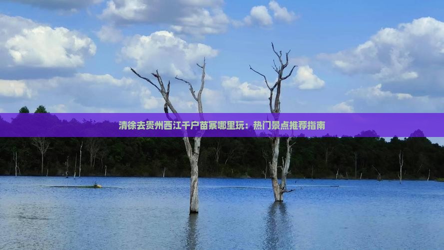 清徐去贵州西江千户苗寨哪里玩：热门景点推荐指南