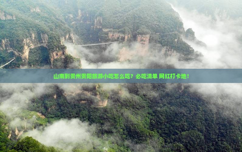 山南到贵州贵阳旅游小吃